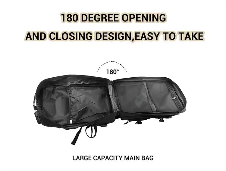 Sac à dos tactique 50 litre noir 2