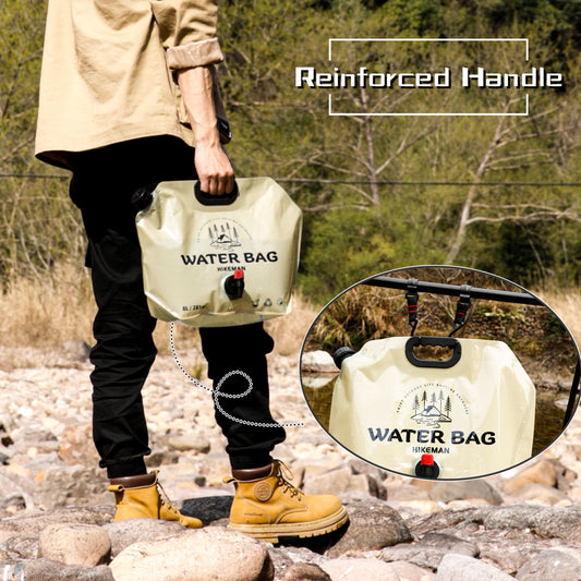 Sac à Eau Pliable pour l'Extérieur, Camping, Grande Capacité 8L